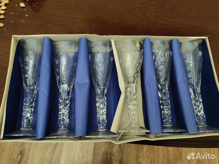 Фужеры хрустальные СССР