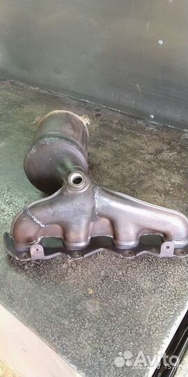 Выпускной коллектор на volkswagen polo