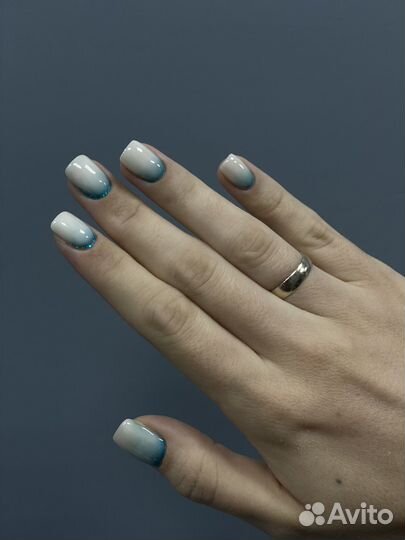 Маникюр с укреплением гелем