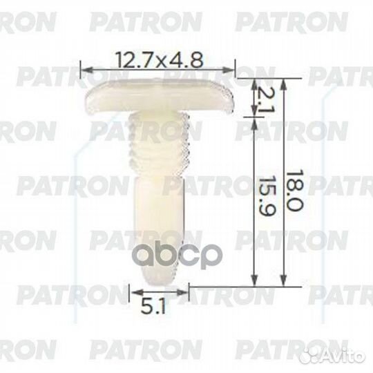 Клипса пластмассовая ford применяемость: фиксат
