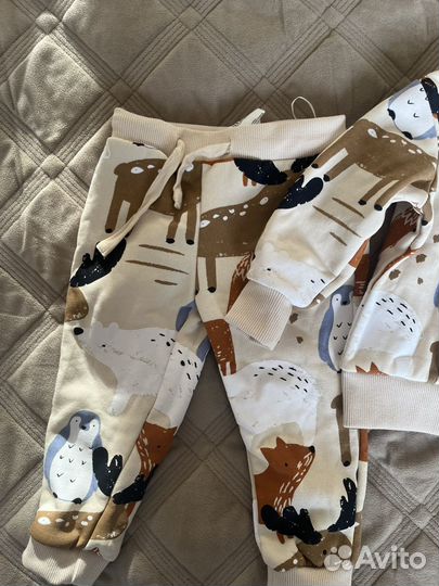 Костюм теплый на мальчика 80