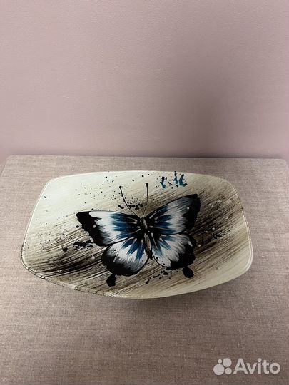 Блюдо стеклянное