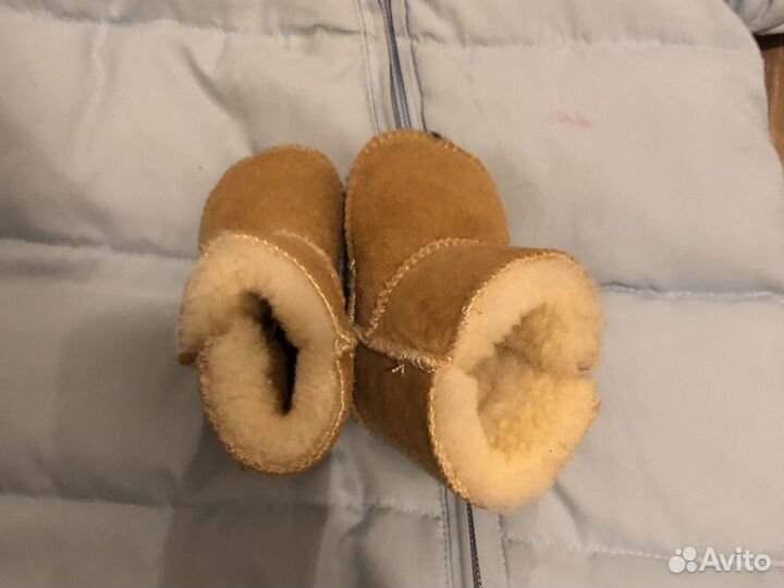 Конверт зимний для малыша 0+ и угги