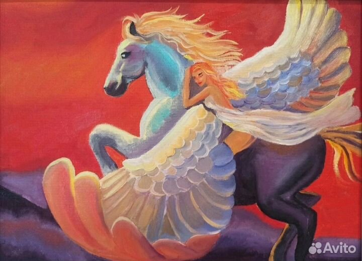 Картины маслом на заказ, магниты на холсте