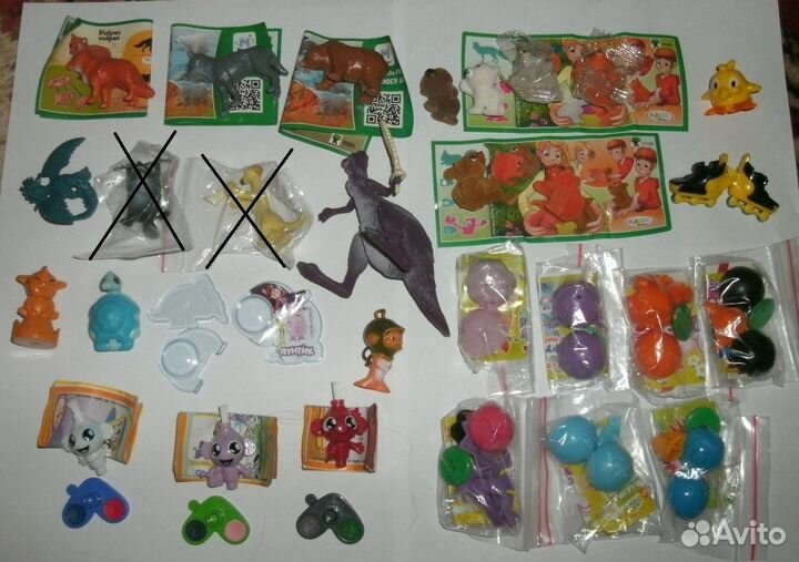 Серии и единички киндер, некиндер, игрушек N 2