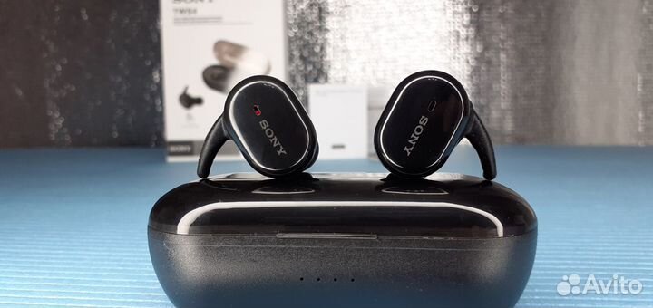 Sony беспроводные вакуумные наушники +микрофон