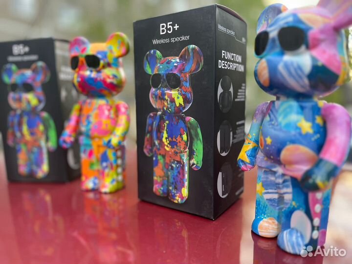 Портативная колонка Bluetooth Мишка Bearbrick