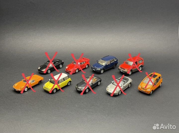 Коллекционные машинки 1/72 Hongwell Cararama