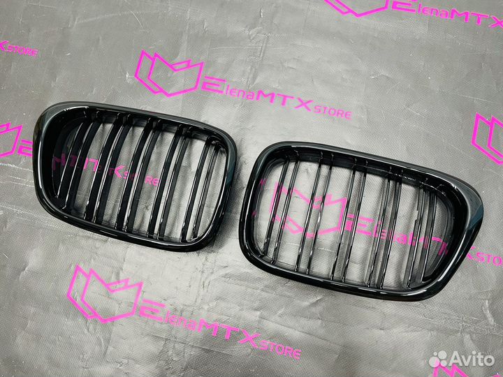 Решетка радиатора BMW E39 М стиль, чёрный глянец