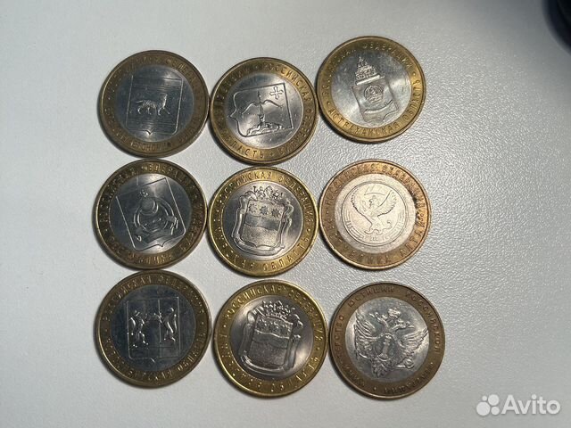 Юбилейные монеты 10 рублей России