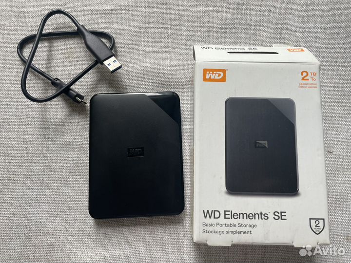Внешний жёсткий диск WD 2TB