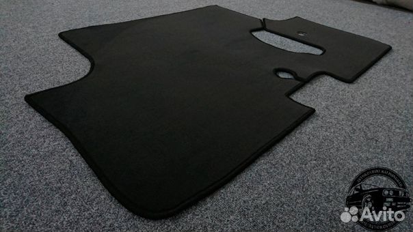 Автоковрик в багажник для Москвич 408 / 412, черны