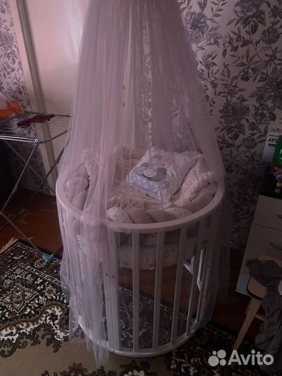 Балдахин в кроватку с держателем