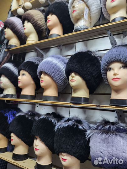 Шапка норковая женская