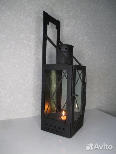 Фонарь Свечной Железнодорожный.Старый