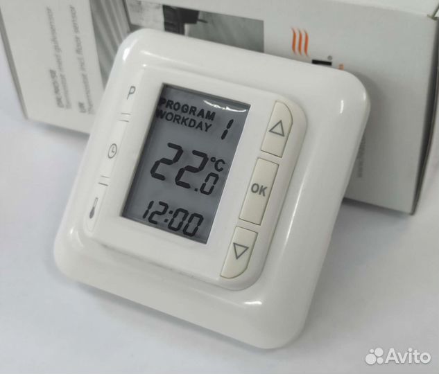 Терморегулятор Heatcom (Дания) NTC100 новый