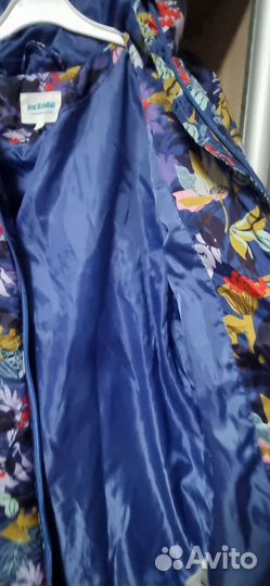 Утеленный плащ для девочки 134