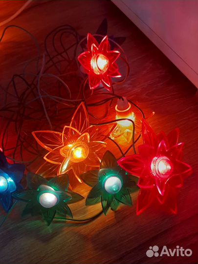 Елочная гирлянда Лилия СССР