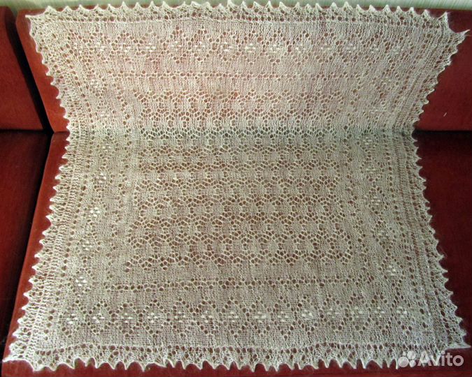 Пуховый платок паутинка из Оренбурга