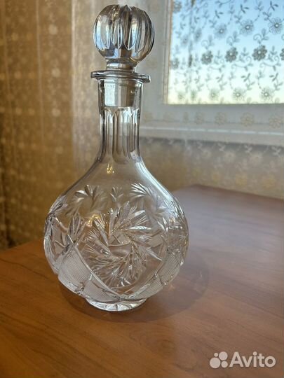 Графин штоф хрустальный СССР