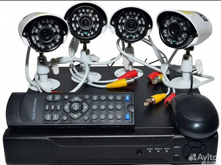 Видеонаблюдение Камера Регистратор Установка