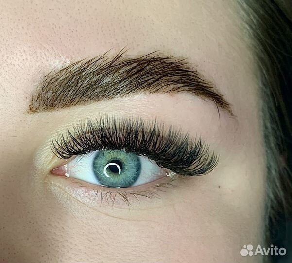 Наращивание ресниц и Оформление бровей