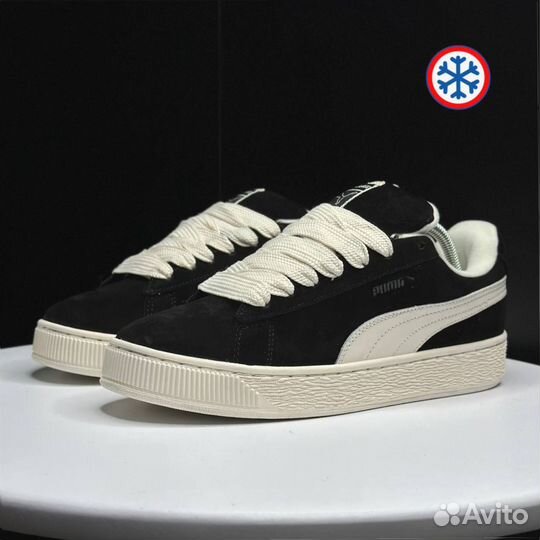 Кроссовки зимние Puma Suede XL black label