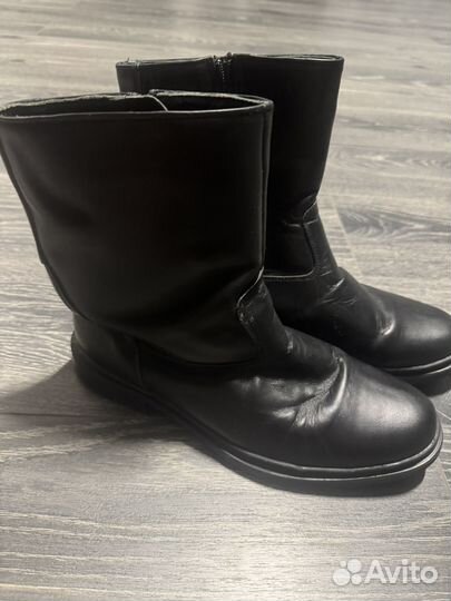 Полусапоги мужские зимние уставные