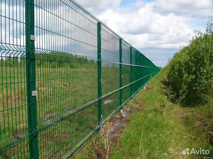 Забор из 3-D Сетки. Ворота. Калитки. Еврозабор