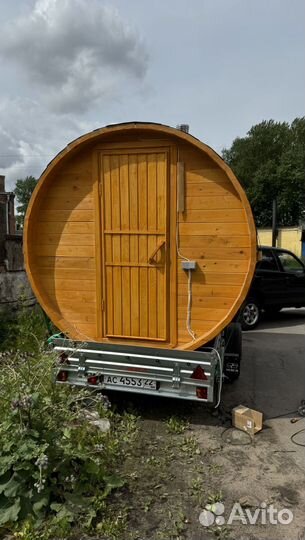 Баня на колесах в аренду Мобильная баня