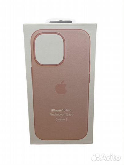 Чехол FineWoven для iPhone 15 Pro с MagSafe (Pink)