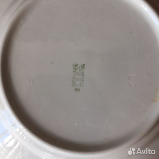 Тарелка зик Конаково. Середина 20 века