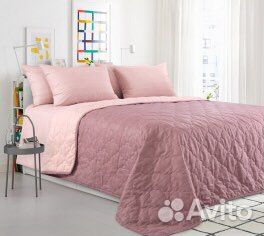 Покрывало двухстороннее стёганное новое из перкаль