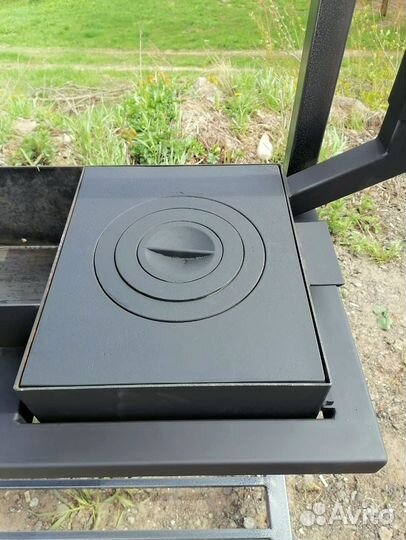 Мангал лофт с крышей