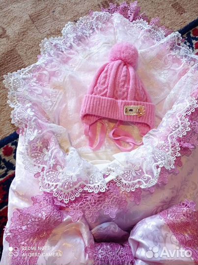 Конверт на выписку для девочки