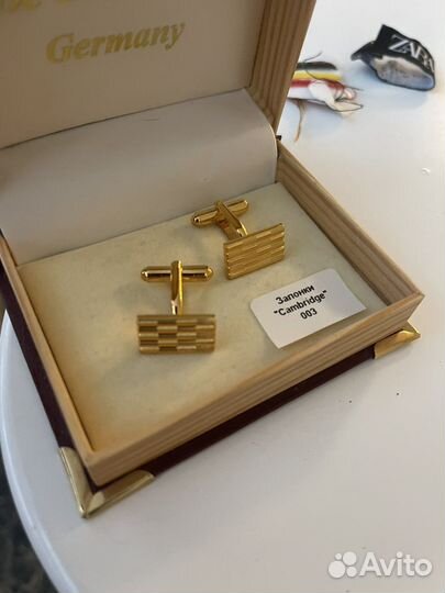 Запонки de Cambridge Germany