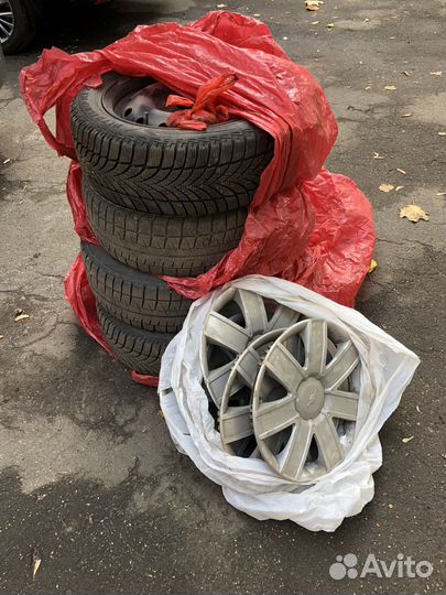 Зимняя резина r15 195 55 на дисках, лачети