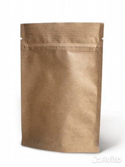 Пакеты дой-пак крафт с окном и без окна