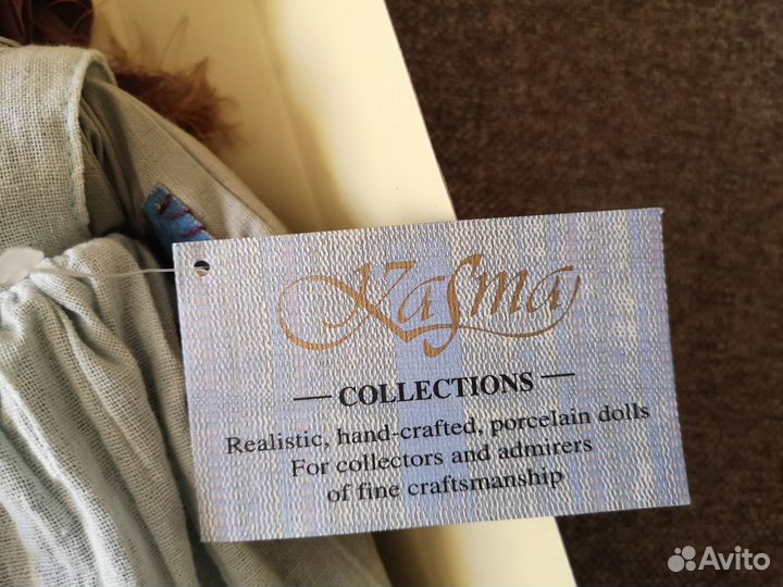Коллекционная фарфоровая кукла Kasma, Германия