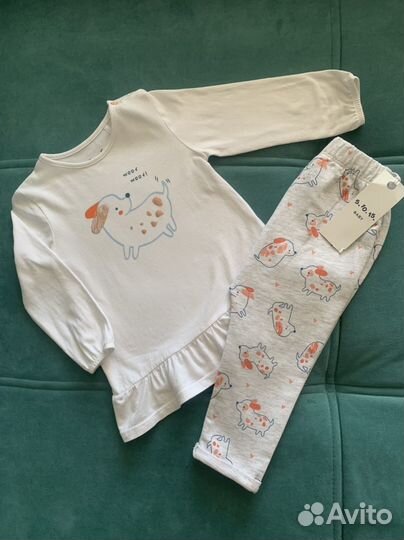 Вещи летние для девочки р.80 86 (сrockid)