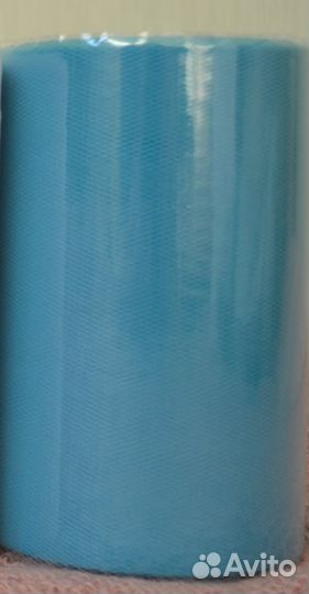 Фатин голубой