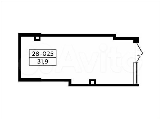 Продается торговое помещение, площадь 31.9 кв.м