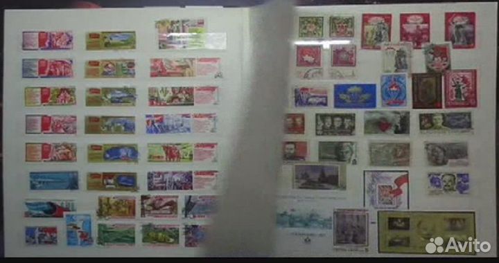 Альбом с советскими марками