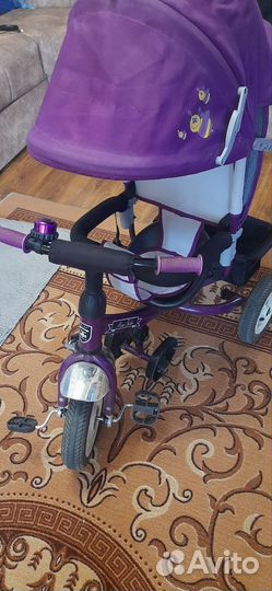 Трехколесный велосипед с родительской ручкой
