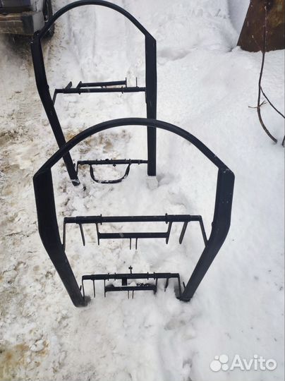 Нижняя основа санки коляски