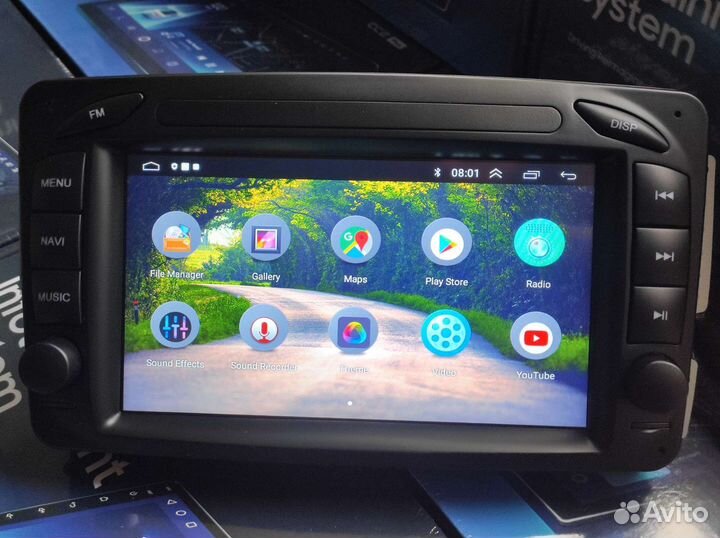 Магнитола андроид Mercedes w209 463 203