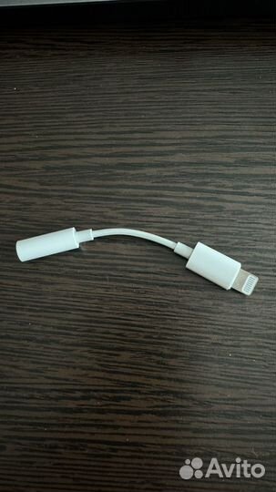 Переходник оригинал Apple lightning mini jack 3.5