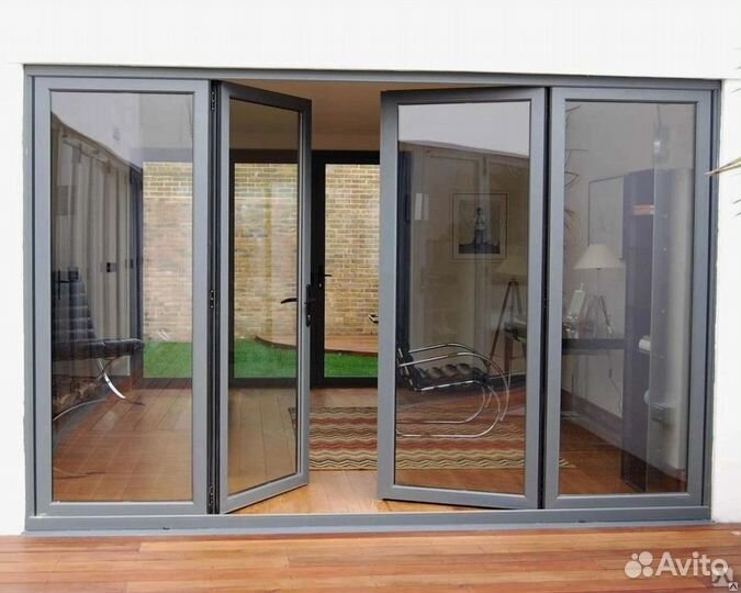 Панорамные окна из алюминия