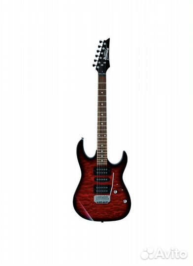 Ibanez GRX70QA-TRB гитара + ремерь, провод