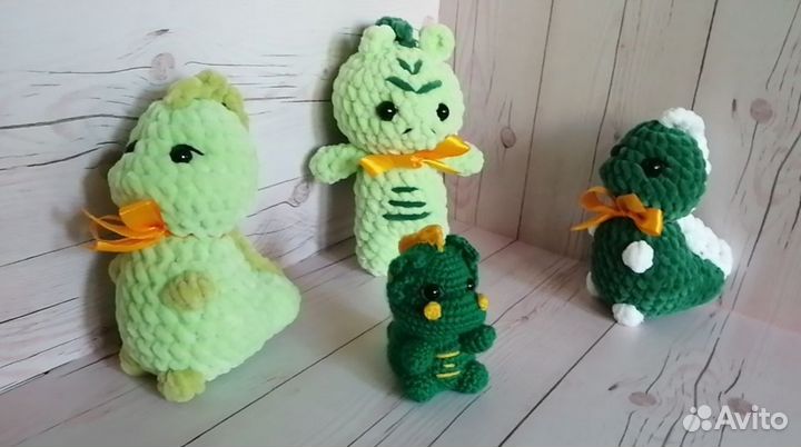 Вязаные игрушки ручной работы